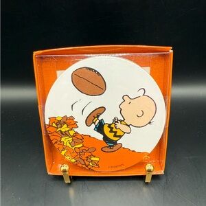 NWT- Peanuts/Snoopy Fall Coaster Set - 4 Pack